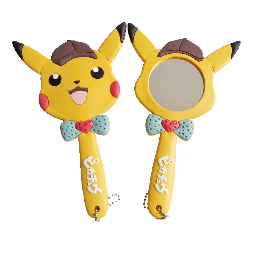 Высокое качество Pokemon Pikachu мультфильм ручка зеркало портативный макияж туалетный