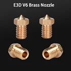 Форсунка для 3D-принтера V6 и V5 J-Head, латунная форсунка, форсунки для экструдера E3D, форсунки для экструдера титана Hotend, запчасти для экструдера