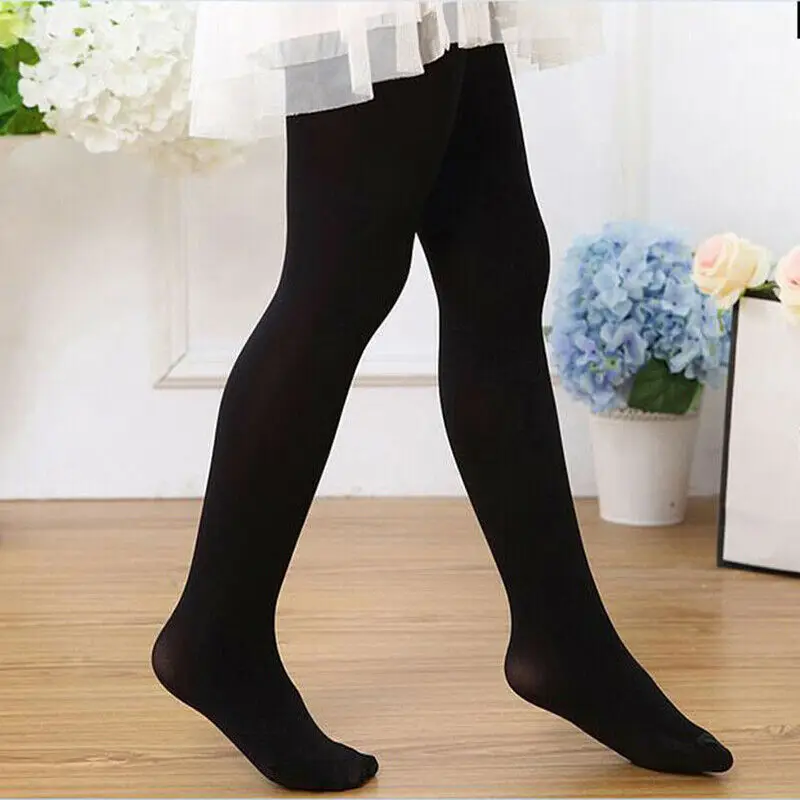 

Kids Baby Girk Ballet Dance Tights Footed Seamless Children's Pure Color Tights Stocking for Ballet Tights
