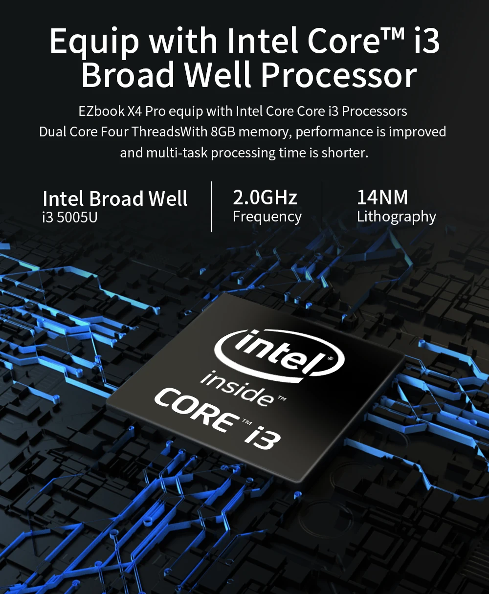 Jumper EZbook X4 Pro ноутбук 8 Гб 256 ГБ SSD 1" FHD дисплей Intel Core i3-5005U ноутбук двухдиапазонный Wifi Win 10 Ultraslim компьютер