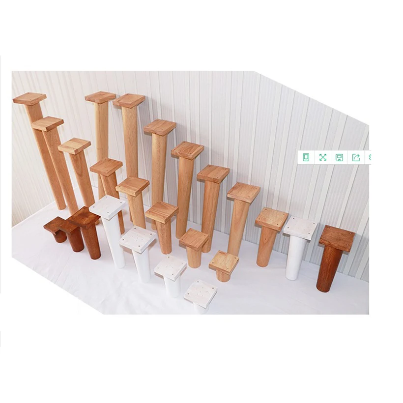 

Furniture Legs Wooden Sofa Legs Finished Furniture Feet Replacement Legs Universal Bedside Cabinet Cupboard Dressing 4PCS