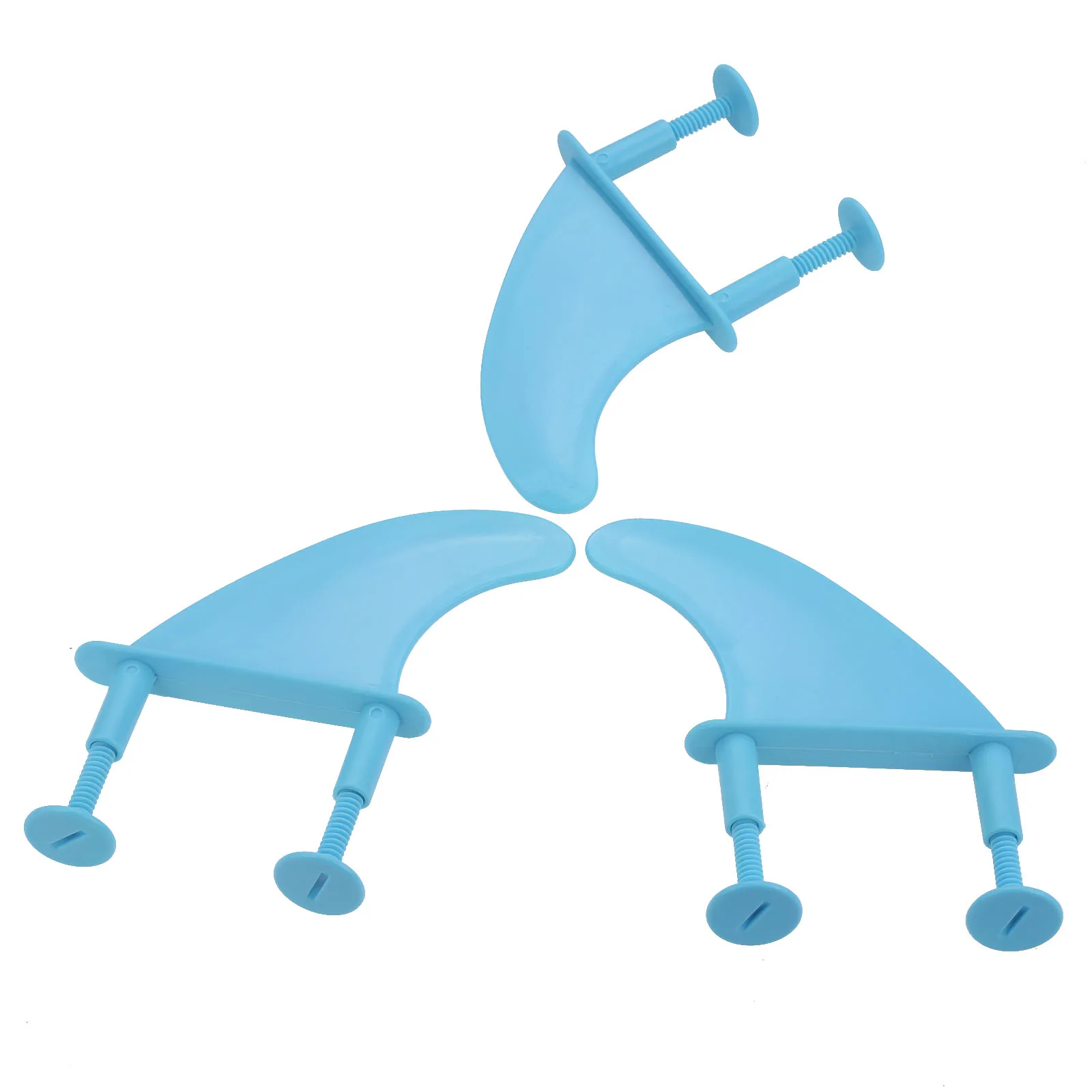 3 шт. Пластик с мягким верхом Плавник для серфинга производительность плавник