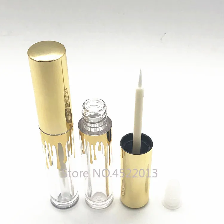 Косметическая тушь для ресниц 2 5 мл с золотой крышкой прозрачные пустые