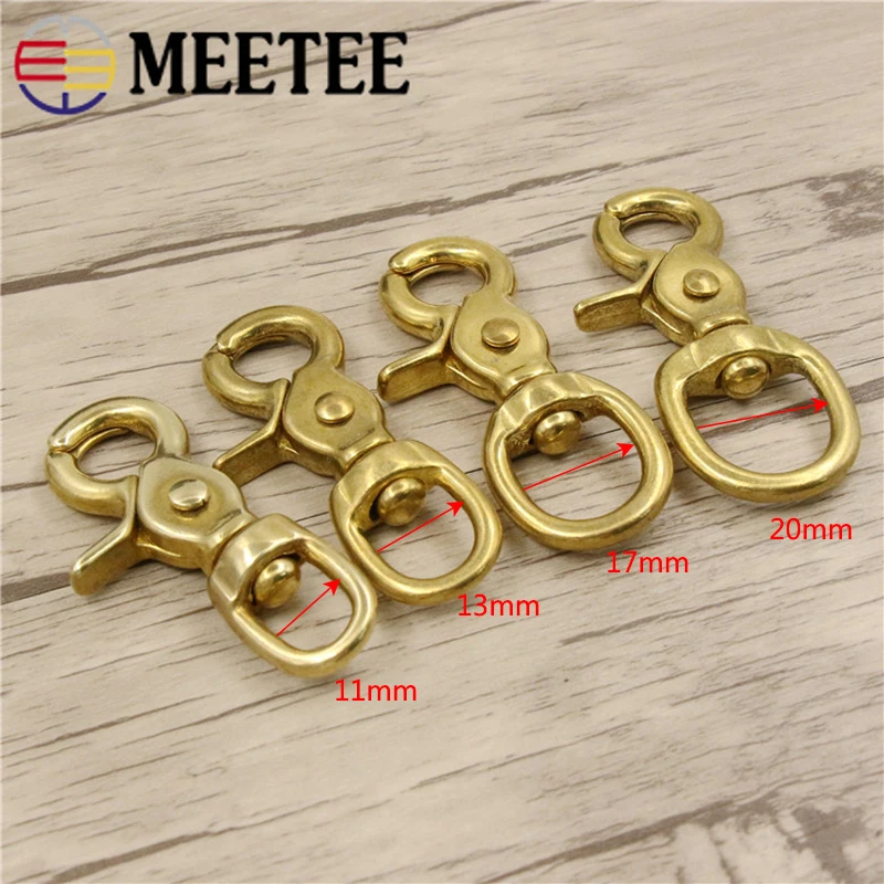 2 шт. 14 38 мм Твердые Латунные металлические пряжки для сумки DIY ремни ошейника