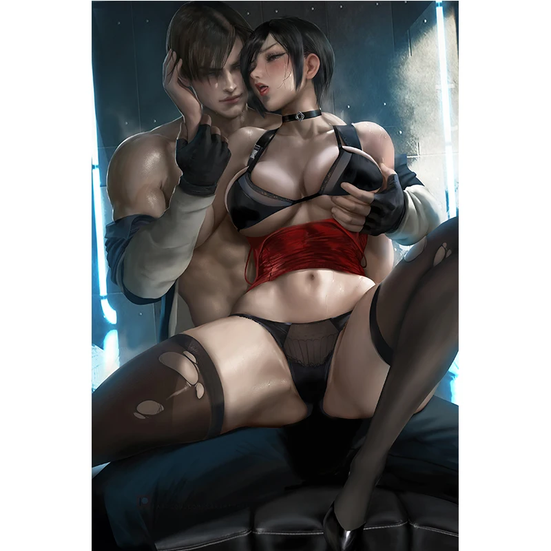Print Canvas Video Games Pokemon Alice Tifa Sexy Girl Art Poster with Frame 40x60 50x70 60x90 Custom Living Room Bedroom Picture | Дом и сад