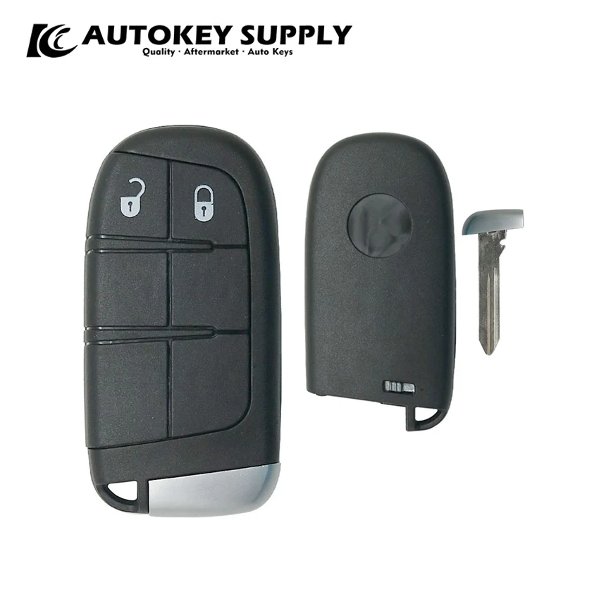 

ForFiat 2 Buttons Smart Key Shell With Small Key AKFTS224