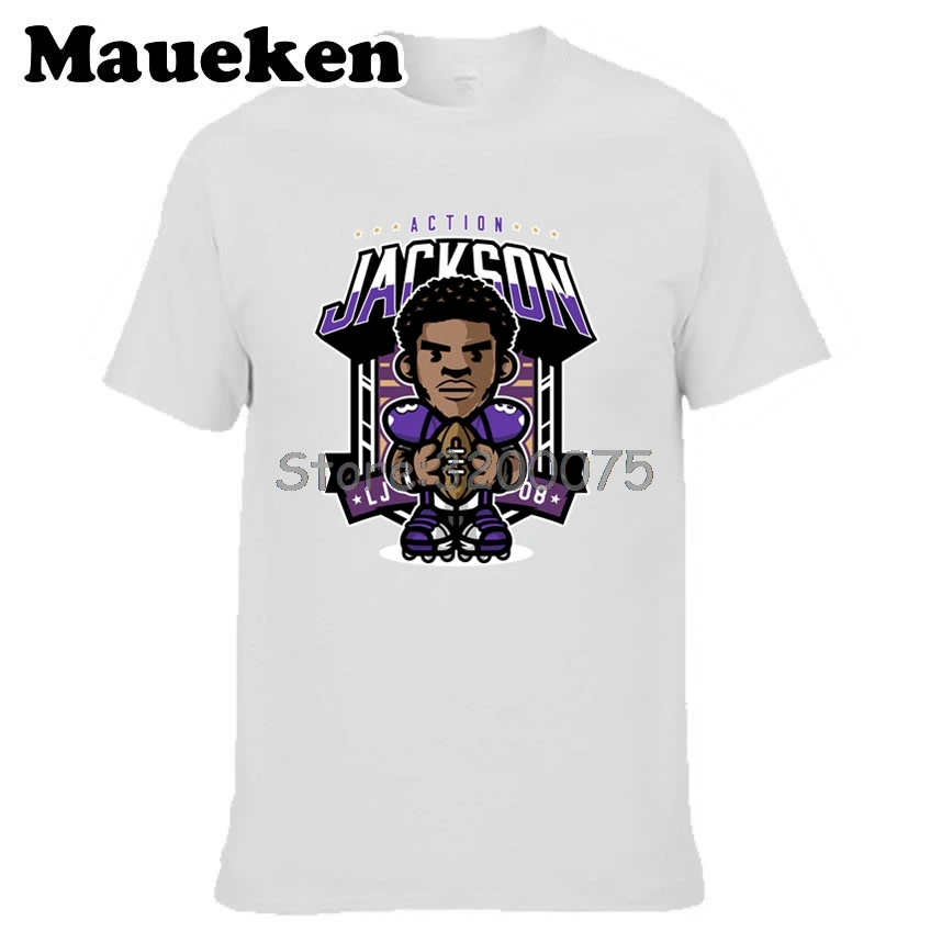 Мужская экшн футболка Lamar Jackson 8 Baltimore с коротким рукавом мужская мода W0123013|t shirt