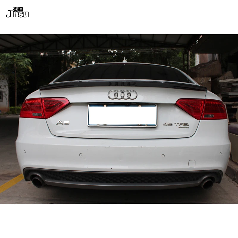 V образный спойлер для заднего багажника из углеродного волокна audi a5 sportback 4door 2007