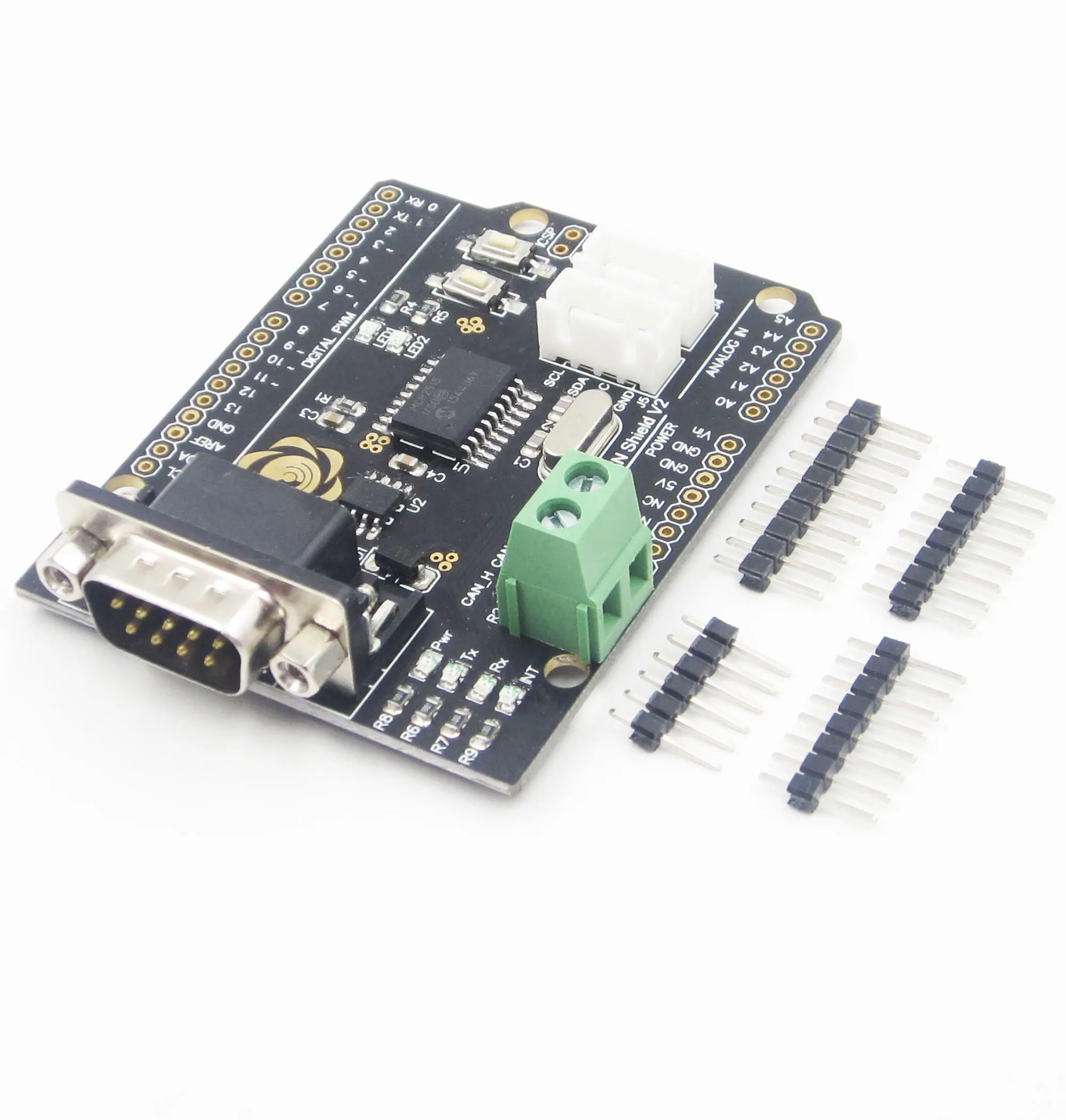 MCP2515 CAN щит контроллера для Arduino UNO R3 модуль платы UART I2C IIC SPI интерфейс