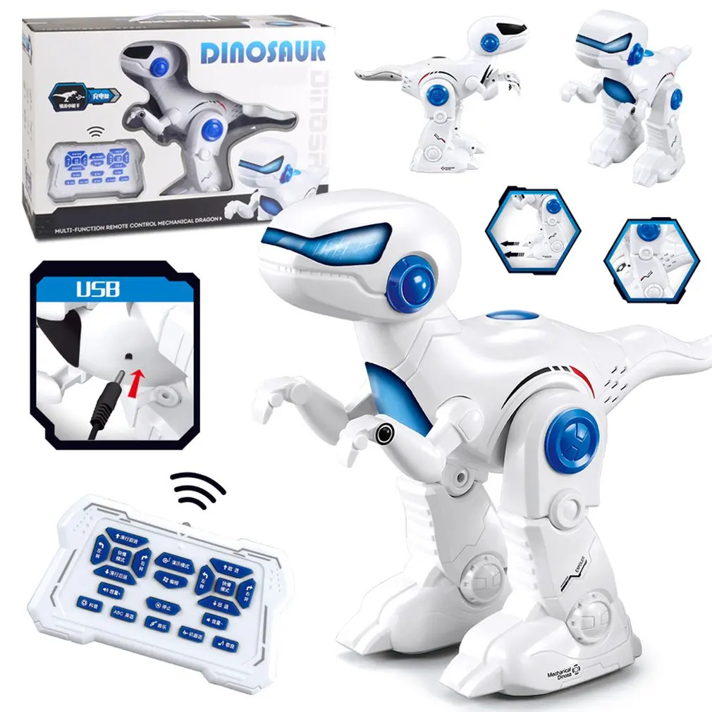 T16 динозавр интеллектуальная модель дистанционного управления RC робот с музыкой