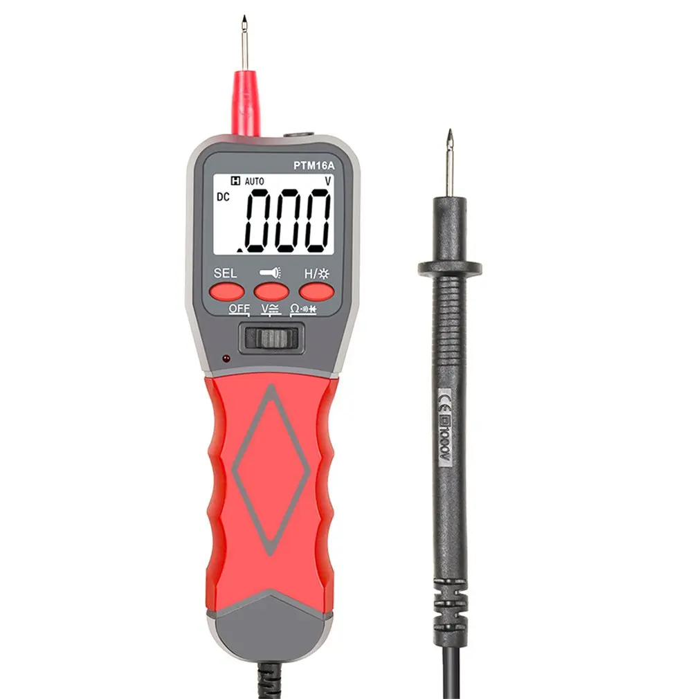 

Цифровой тестер сопротивления переменного/постоянного тока, Электрический измеритель с автоматическим выбором диапазона частот