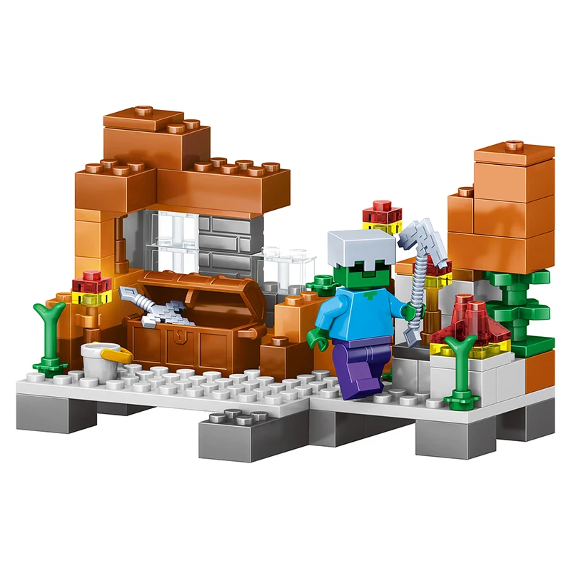 4 в 1 LegedMy World Tree House Строительные блоки Набор игрушек DIY Развивающие детские