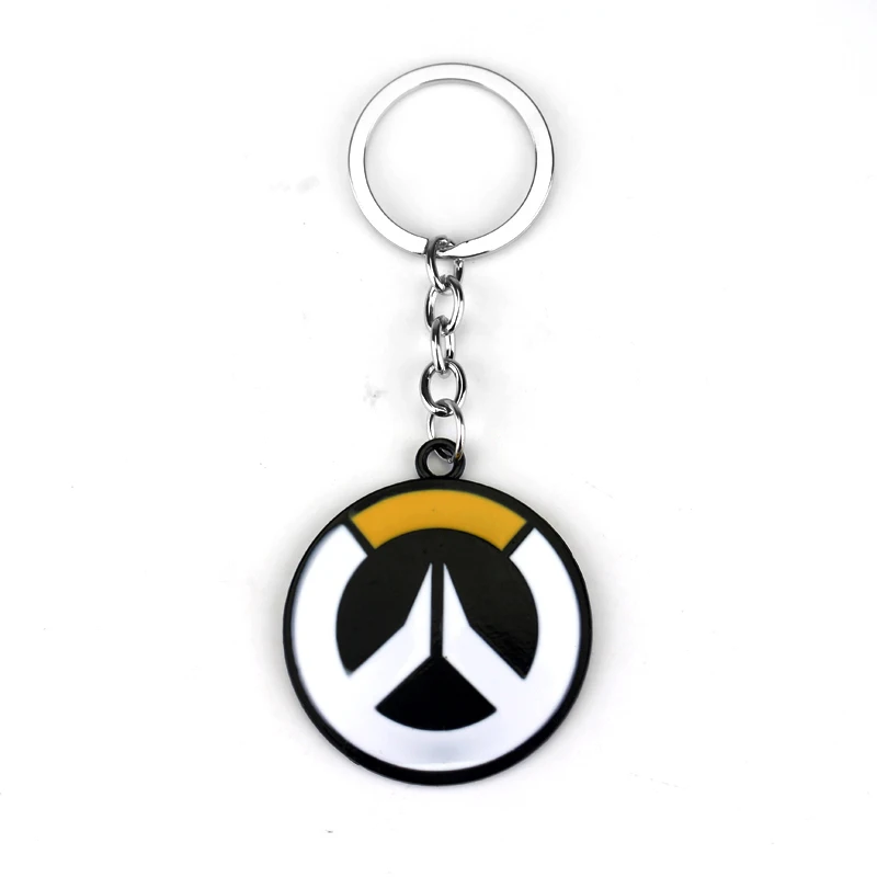 Популярные игры, винтажные брелки Overwatch, аниме, брелок для ключей, ювелирные изделия для мужчин, chaviro Llaveros
