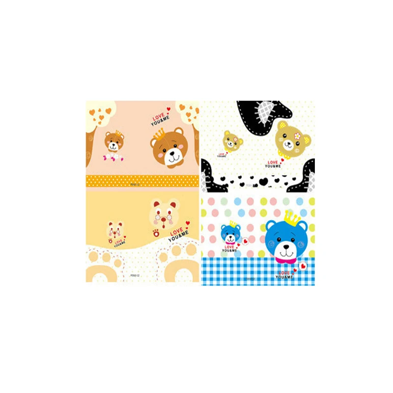 LOVE bear 40 шт./лот прекрасный мультфильм крафт-бумага мини ежедневник блокнот ежедневник школьные принадлежности канцелярский подарок - Цвет: LOVE bear