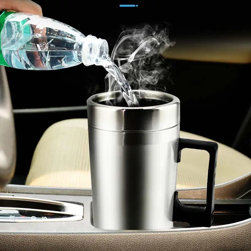 New 300ML Auto Car Heating Cup Kettle Boiling Stainless Steel Electric Thermos Water Heater Portable Travel Coffee Mug | Автомобили и