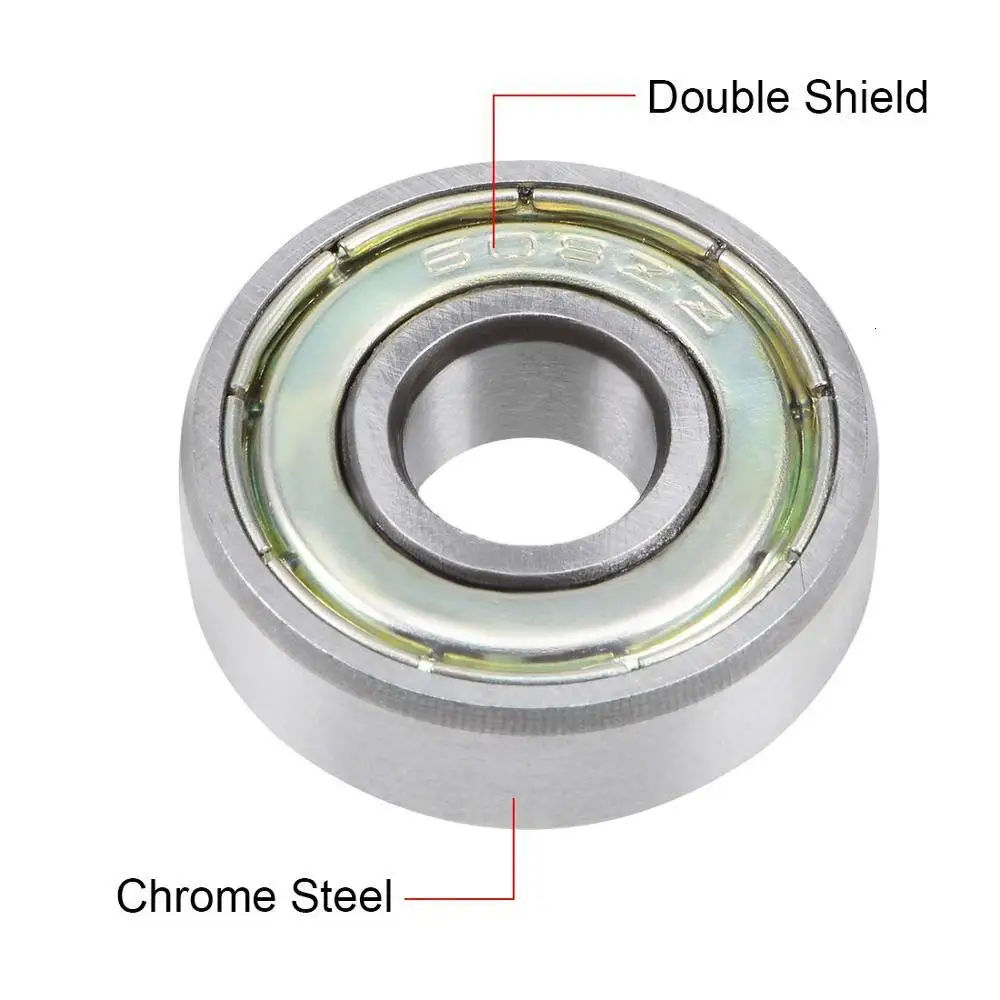 5pcs 608ZZ Deep Groove Ball Bearing 8x22x7mm Double Shielded GCr15 Steel Bearings | Компьютеры и офис