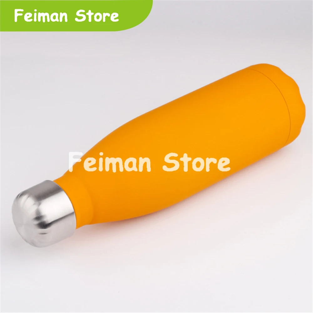 Solid Color BPA free Water Bottle Coffee Thermos 304 Stainless Steel Beer Tea Drink Travel Sport Gym Vacuum Insulated Cup | Дом и сад
