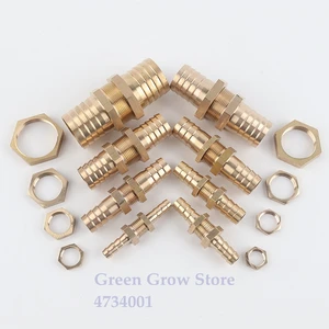 1  10 шт. 6-25 мм медные Прямые соединители, шестигранная гайка, система орошения, адаптер для аквариума шланг для бака для воды, соединение Air насос, трубный фитинг