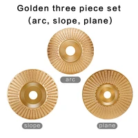 3pcs set wood grinding polishing wheel rotary disc sanding wood carving tool abrasive disc tools for angle grinder 4 inch bore