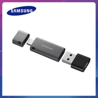 original samsung duo plus usb 3 1 flash drive 32gb 64gb 128gb 256gb metal type c memory stick pendrive for smartphone computer