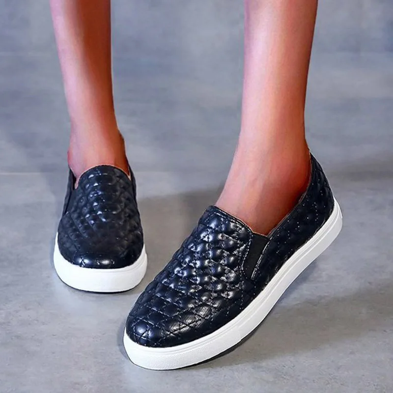 Лоферы женские в клетку повседневные без застежки радужные на плоской подошве