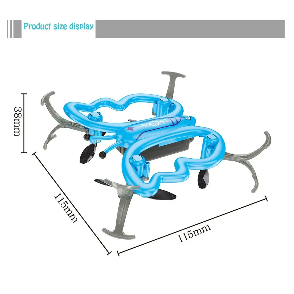 Бабочка Квадрокоптер часы управления Дрон Интеллектуальный жеста RC Самолет Quad