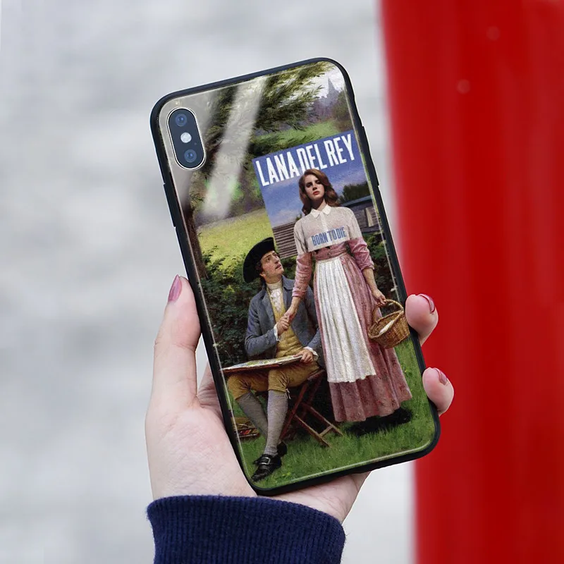 Чехол для телефона Lana Del Rey мягкий силиконовый чехол с рисунком Apple iPhone 6 6s 7 8 Plus X XR XS