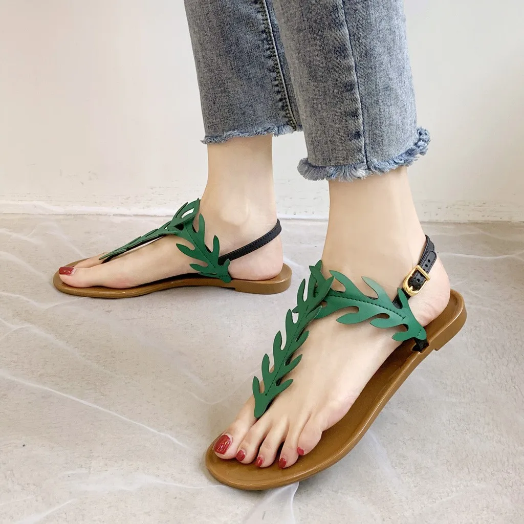 Women Sandals Flip Flops 2020 Summer Flat Shoes Woman Bohemian Ladies Vacation Beach Sandales Femme#3|Боссоножки и сандалии| |
