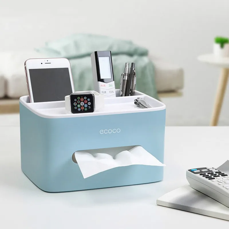 

Tissue box, tray, home living room, dining room, coffee table, Nordic, simple, remote control, storage, multifunction ZM916