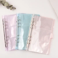 3 inch portable photo album 150 pocket jelly color album for mini instax tickets pvc photocard holder binder card holder