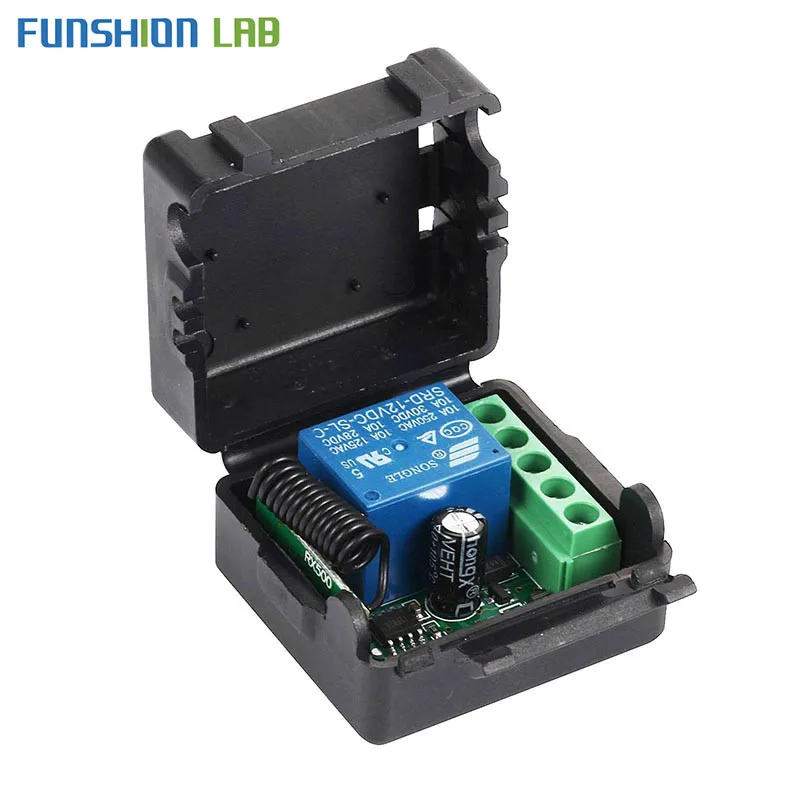 FUNSHION DC 12V 1 CH беспроводной пульт дистанционного управления релейный модуль