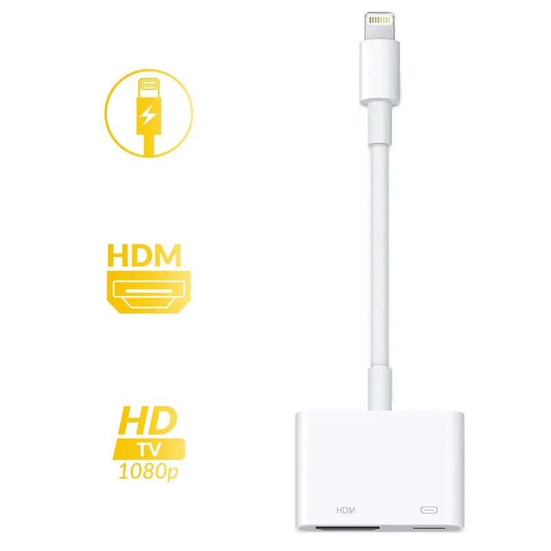 Новинка 1080P AV адаптер HDMI совместимый конвертер цифровой кабель для Apple iPhone 11 12 X XS XR
