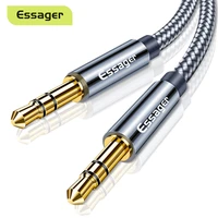essager aux cable speaker wire 3 5mm jack audio cable for car headphone adapter male jack to jack 3 5 mm cord for samsung xiaomi