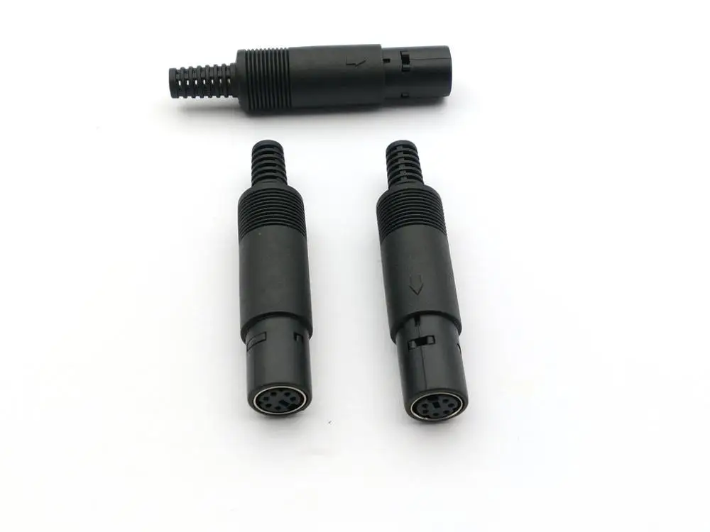 50 шт 6 Pin мини DIN гнездовой разъем для мыши клавиатуры Адаптер|connector female|connector mini