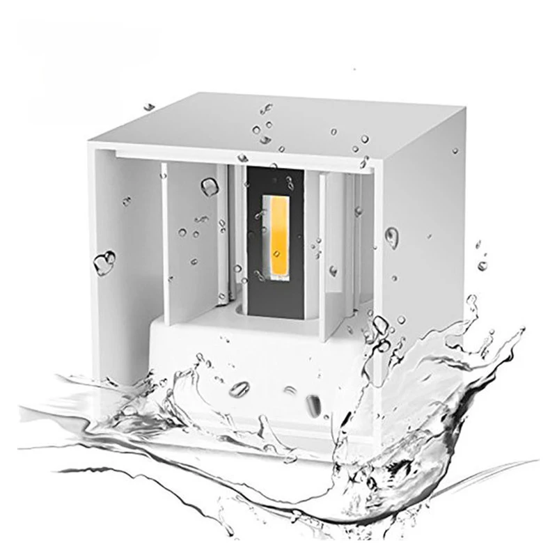 Светодиодный водонепроницаемый настенный светильник на открытом воздухе