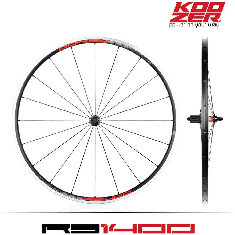 KOOZER RS1400 дорожный велосипед 700C колесная передняя 2 задняя 4 подшипника когти 48T 21 мм