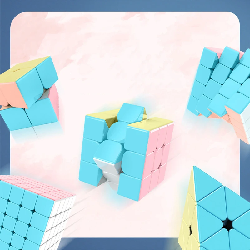 MoYu meilong Cube Волшебная треугольная пирамида fidget 2x2 3x3 4x4 5x5 скоростная головоломка