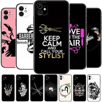 hair stylist hairdresser phone cases for iphone 11 pro max case 12 pro max 8 plus 7 plus 6s iphone xr x xs mini mobile cell wom