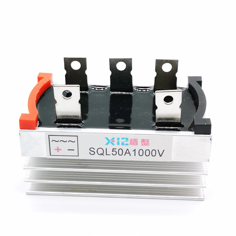 SQL 50A 1000V Трех фазный мост выпрямитель бесщеточный генератор с радиатором SQL50A1000V