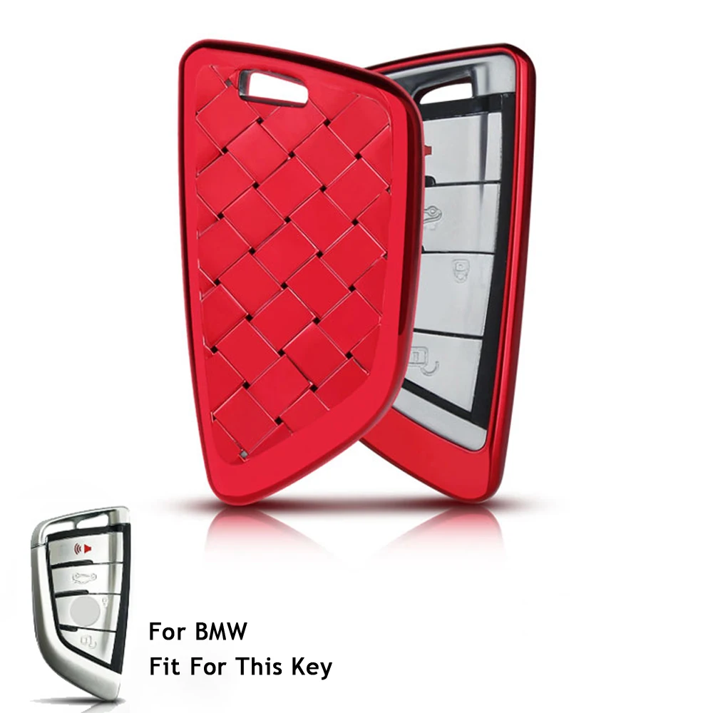 

Car Key Case Cover Fob Suit For BMW 2 3 5 7 Series 6GT X1 X3 X5 X6 F45 F46 G20 G30 G32 G11 G12 F48 G01 F15 F85 F16 F86 Keychain