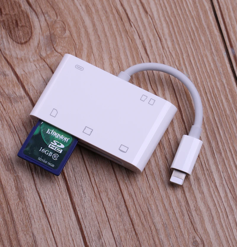 6в1 SD TF CF кардридер цифровая камера комплект подключения OTG адаптер для iPhone 11 PRO X XS