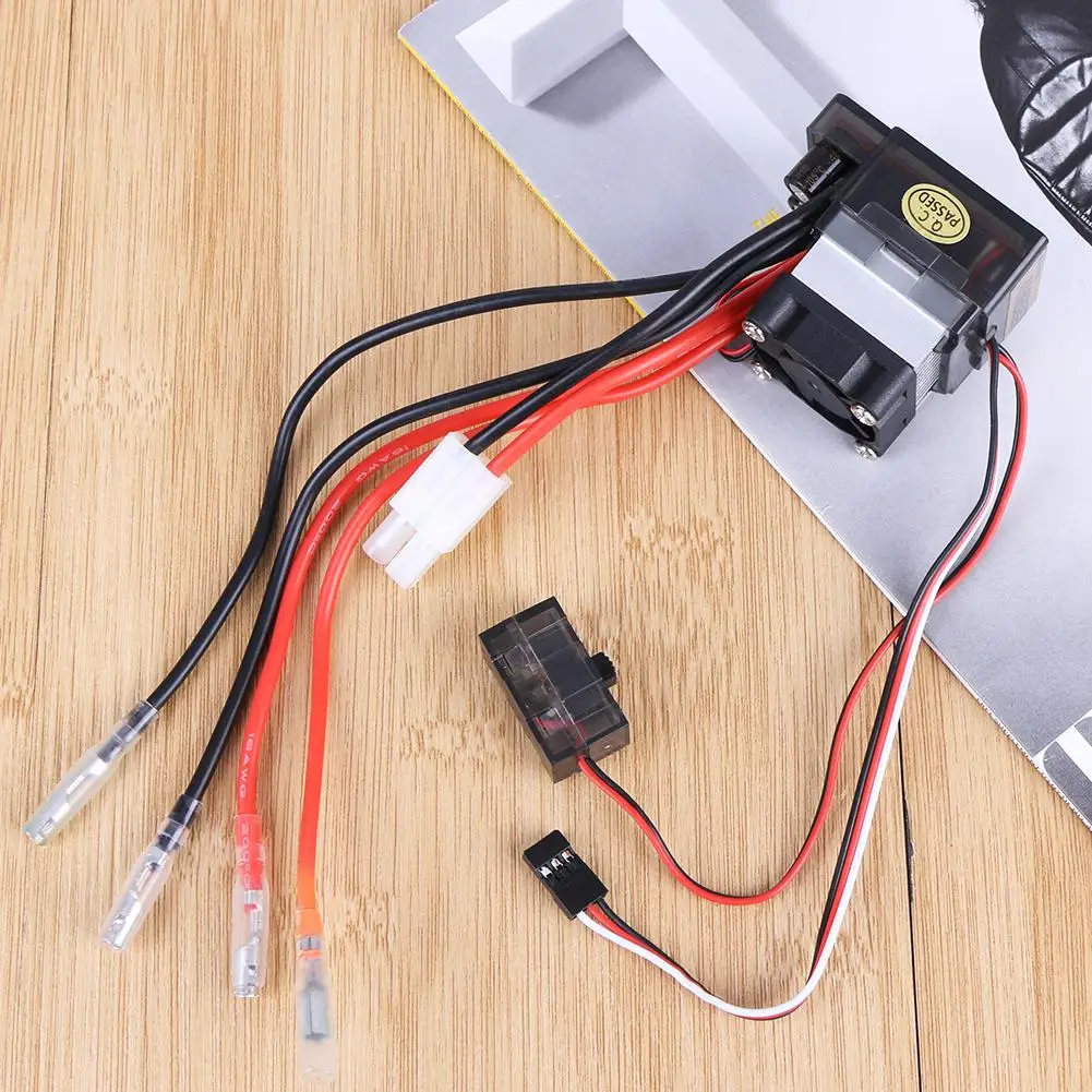 

320A 7.2V-16V High Voltage Version Waterproof ESC Brushed Electric Speed Control for RC Car Truck Boat Model with Brake Crawler