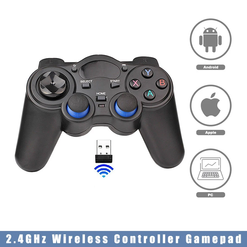 

2.4GHz Controller Gamepad Android Wireless Joystick Joypad With OTG Converter For Mobile Phone PC Tablet Smart TV PS3 Universal