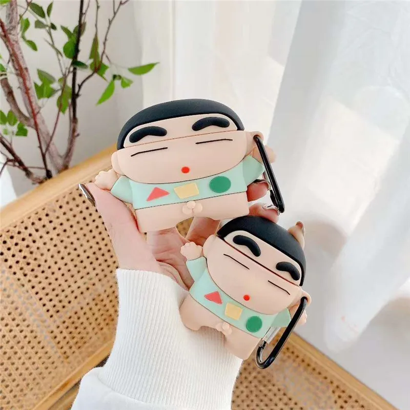 Чехол для наушников Airpods 1 2 силиконовый защитный чехол с 3D рисунком в японском