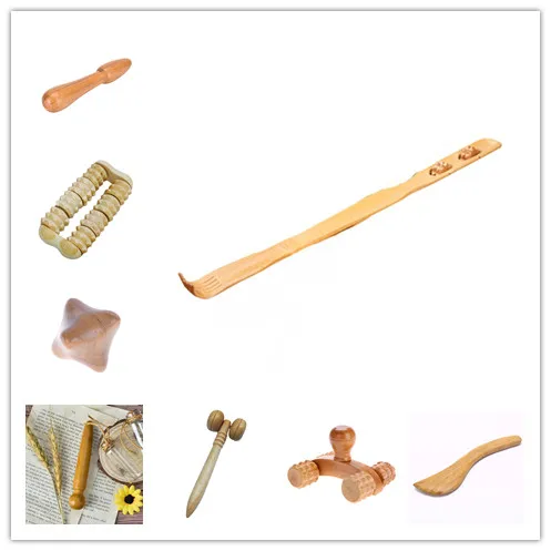 Цельнодеревянный четырехколесный автомобильный ролик из массива дерева