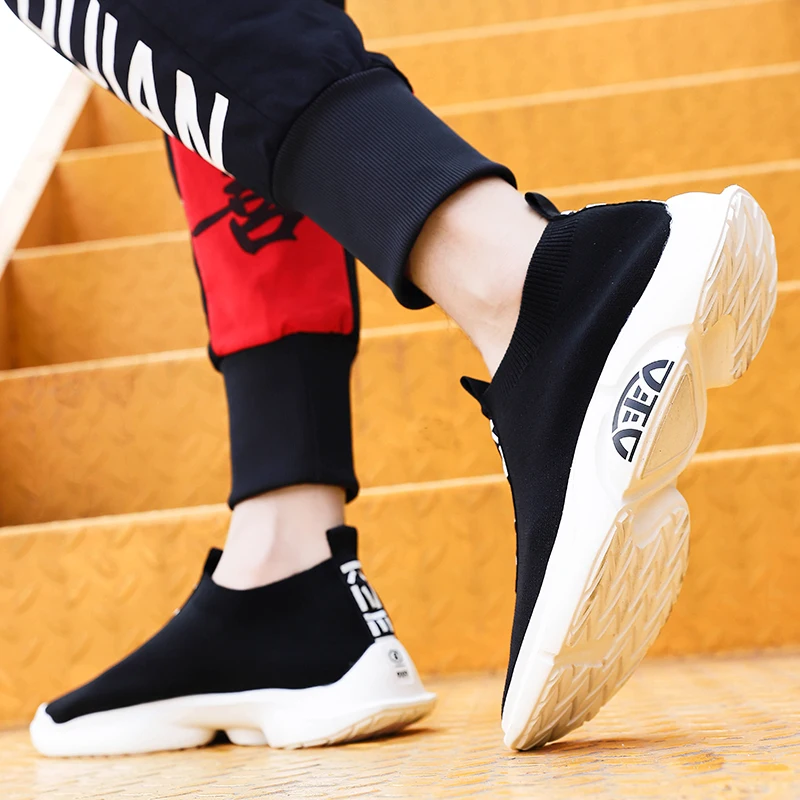 Мужские сетчатые кроссовки повседневные на шнуровке дышащие Нескользящие для