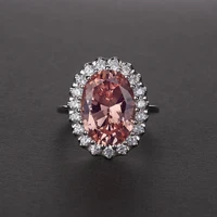 top grade 100 real s925 sterling silver rings high quality big aaaaaa zircon fastness fine jewelry accessories 1014mm lady