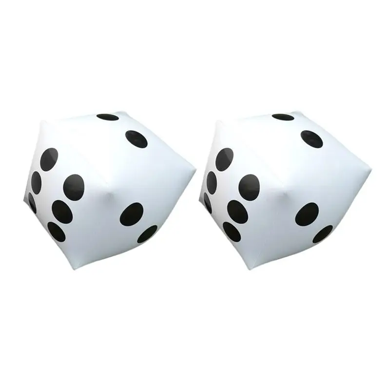 2 шт. надувные игральные кости большие размеры уникальные игрушечные кубики