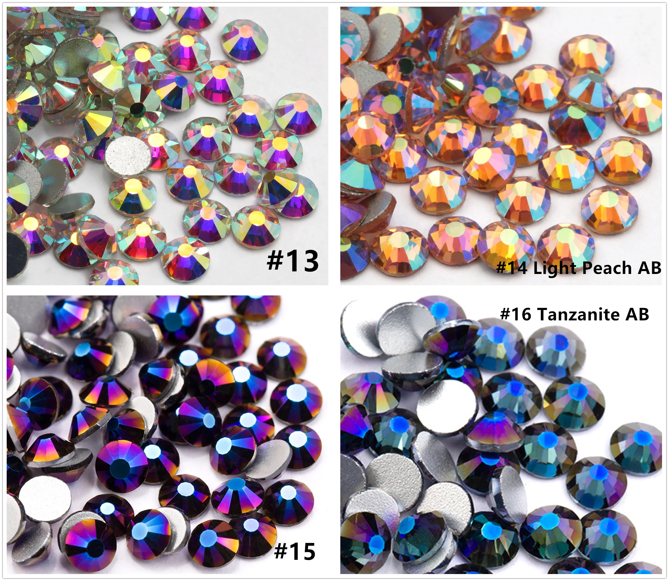 1440 шт. блестящие украшения из искусственной смолы|Ювелирная фурнитура и