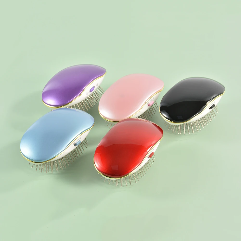 

Shower Back Arm Body Care Massage Tool Electric Ionic Hairbrush Hair Brush Anti-static Straight Hair Comb Head Massager